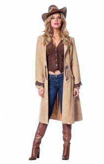 Cowgirl jas en gilet luxe voor dame