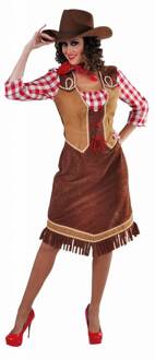 Cowgirl jurk met geruite hemd