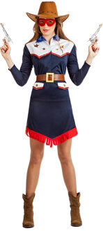 Cowgirl Jurk Samantha Vrouw Multikleur - Print