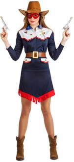 Cowgirl Jurk Samantha Vrouw Multikleur - Print