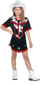 Cowgirl Jurkje Koe Kind Multikleur - Print