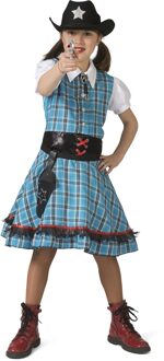 Cowgirl Kostuum Blue Bird Meisje - Maat 128