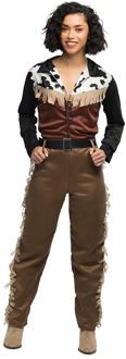 Cowgirl Kostuum Vrouw Belle Multikleur - Print
