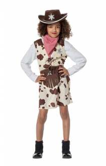Cowgirl pakje koeienprint