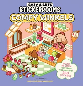 Cozy & cute stickerrooms - Comfy Winkels -  Anna Guillet, Harry Alexander (ISBN: 9789000405114)