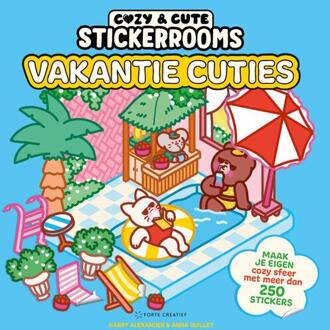 Cozy & cute stickerrooms - Vakantie Cuties -  Anna Guillet, Harry Alexander (ISBN: 9789000405121)