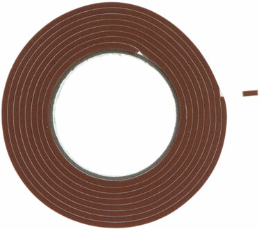 Cozy Home Tochtstrip - bruin - zelfklevend - 2 x 275 cm - tochtband - deur of raam