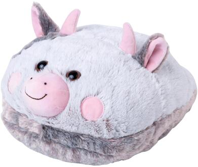 Cozy Noxxiez Voetenwarmer koe 35x26cm wit
