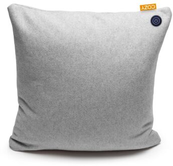 Cozy Una warmtekussen grijs 45x45cm. op=op