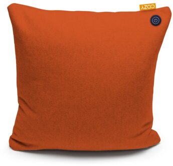 Cozy Una warmtekussen oranje 45x45cm.