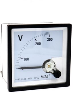 CP-72 AC 100 v 150 v 250 v 300 v 450 v 500 v 600 v Klasse 1.5 72 x 72mm Bereik Analoge Voltage Voltmeter Panel Meter 250V