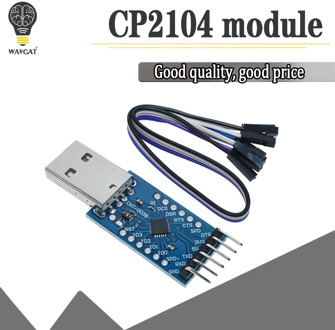 CP2104 USB 2.0 to TTL UART 6PIN Module Serial Converter STC PRGMR Replace CP2102 With Dupont Cables