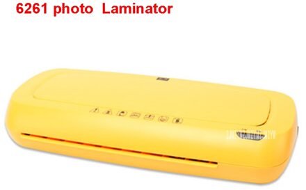 CP6261 A4 Document Photo Thermische/Koud Lamineren Machine Lijm Snelheid 250 Mm, 3-5Min Warm-Up Tijd Foto Laminator 220-240V