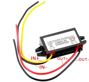 CPT-UL-1 Dc/Dc Converter Regulator 12V Naar 5V 3A 15W Vehicular Power Auto Led Display Power