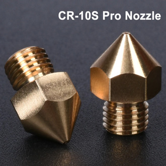 CR-10S Pro Brass Nozzle m6 Thread 3D Printer Parts for hotend 1.75MM Filament J-head cr10S PRO heat block Creality ender3 hotend