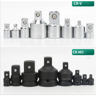 CR-MO Impact Socket Adaptor CR-V Ratchet Wrench Socket Converter 1/2 to 3/8 3/8 to 1/4 3/4 to 1/2 Drive for Car Repair Tools
