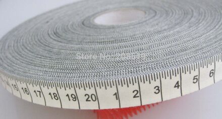 CR0007 breedte 12 MM/15 MM/20 MM Gedrukt 20 cm & 100 cm Heerser 100% Katoen Lint 30 meter craft accessoires 20CM on 15mm wide