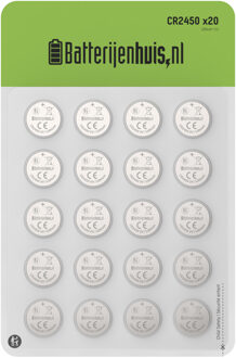 CR2450 Batterijen 20x