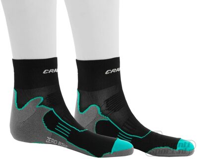 Craft Active Bike Sock - Sportsokken -  Algemeen - Maat 34 - 36 - Black;Grey;turquoise