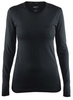 Craft Active Comfort Roundneck Ls Sportshirt Dames - Black
