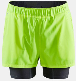 Craft Adv. Essence 2-in-1 Short Heren - groen - maat L