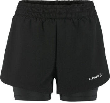Craft Adv Essence 2in1 Short 2 Dames zwart - XS