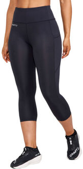 Craft Adv Essence Capri Legging 2 Dames zwart - S