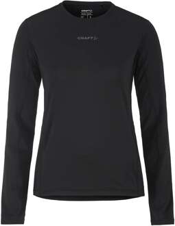 Craft ADV Essence LS Tee 2 Shirt Dames Zwart