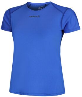 Craft ADV Essence Shortsleeve Slim Hardloopshirt Dames blauw - M