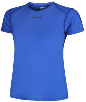 Craft ADV Essence Shortsleeve Slim Laufshirt Dames blauw - XL