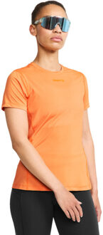Craft Adv Essence Slim T-Shirt Dames oranje - XL