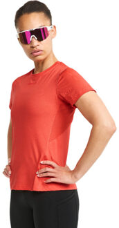 Craft Adv Essence Slim T-Shirt Dames rood - XL