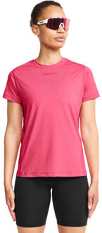 Craft Adv Essence Slim T-Shirt Dames roze