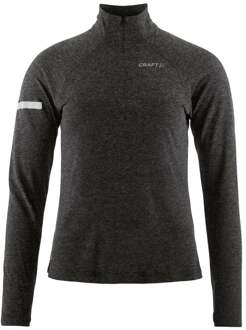 Craft ADV SUBZ Wool 3 Hardloopshirt Dames-Donkergrijs - M