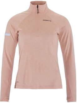 Craft ADV SUBZ Wool 3 Hardloopshirt Dames-Roze - M