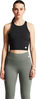 Craft Collective Cropped Singlet Dames zwart