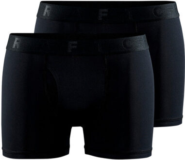 Craft Core Dry 3-Inch Boxershort Verpakking 2 Stuks Heren zwart - XL