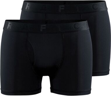 Craft Core Dry 3-Inch Boxershort Verpakking 2 Stuks Heren zwart - XXL