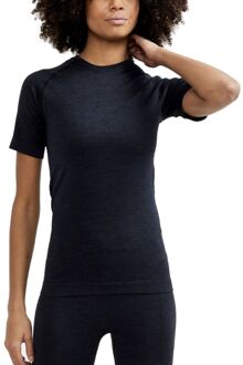 Craft Core Dry Active Comfort Thermoshirt Dames donker blauw - zwart - XS