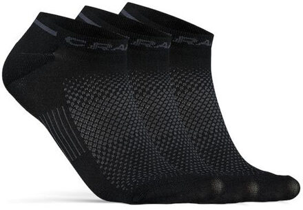 Craft Core Dry Shafless Sokken 3-Pack zwart - 37-39