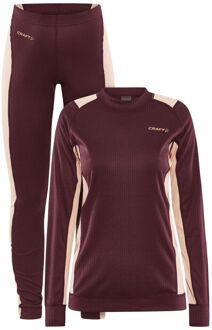 Craft Core Dry Thermoset Dames donkerrood - roze - XL