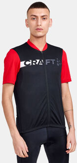 Craft Core Endur Logo Jersey Fietsshirt Zwart - S