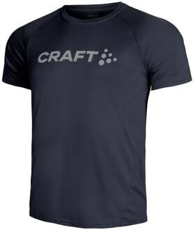 Craft Core Essence Logo Hardloopshirt Heren-Donkerblauw - M