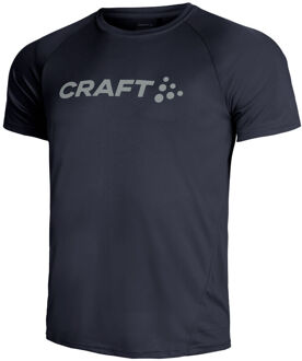 Craft Core Essence Logo Hardloopshirt Heren-Donkerblauw - S,M,L,XXL