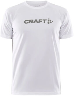 Craft Core Essence Logo Hardloopshirt Heren-Wit - S,M,L,XL,XXL