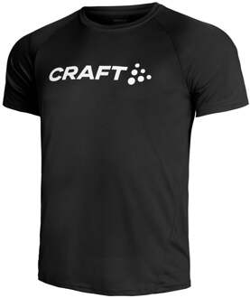 Craft Core Essence Logo Hardloopshirt Heren-Zwart - S,M,L,XL,XXL