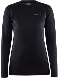 Craft Core Warm Baselayer Shirt Dames zwart - L