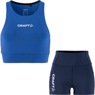 Craft Crop Hot Pant Set Dames blauw