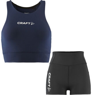 Craft Crop Hot Pant Set Dames navy