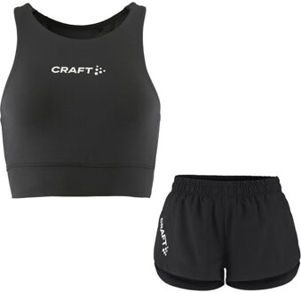 Craft Crop Short Set Dames zwart